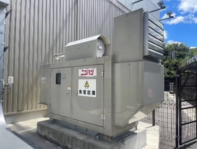 愛媛県四国中央市 某商業施設の自家発電装置