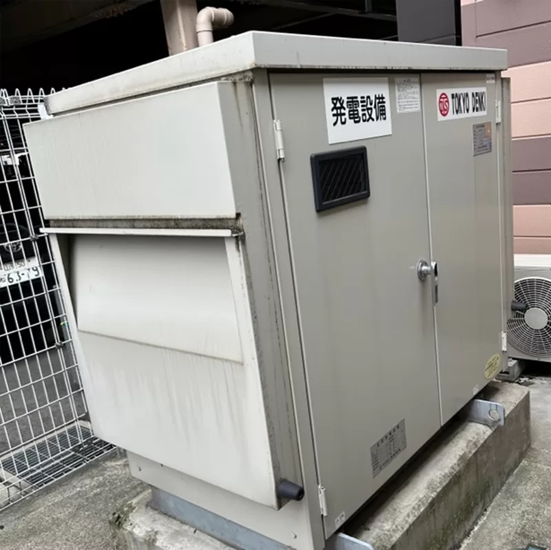 新潟県新発田市 某商業施設の非常用発電機