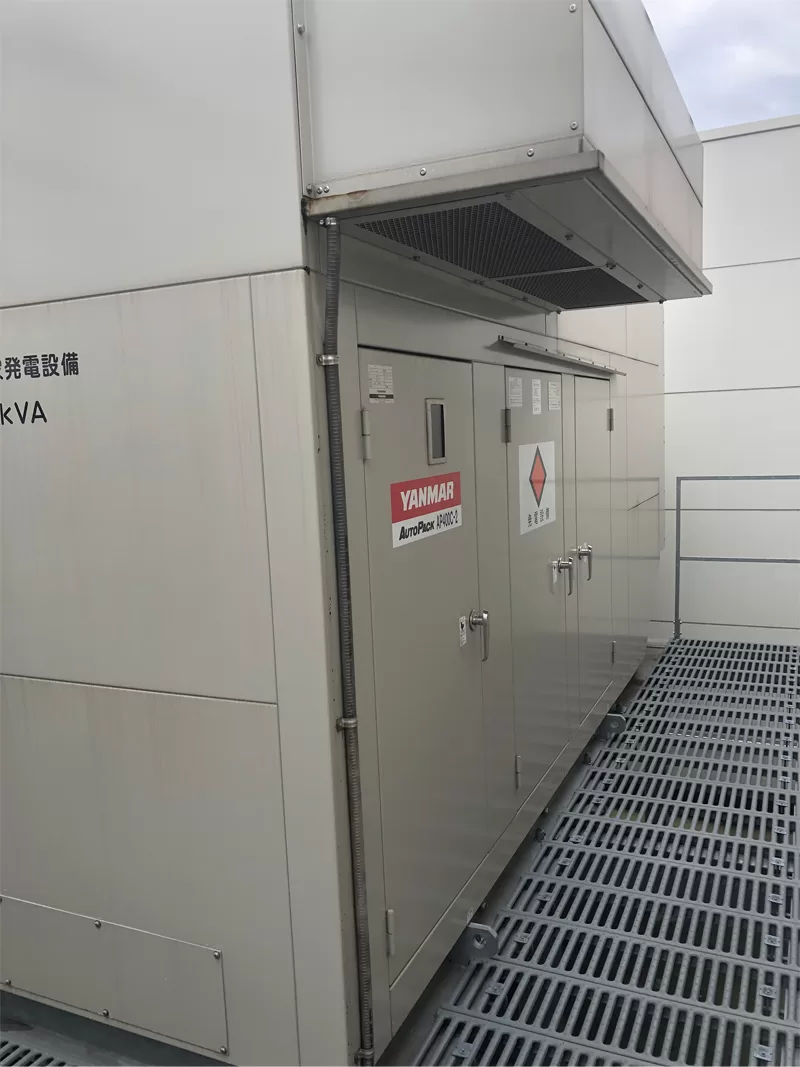 兵庫県神戸市 某食品工場の非常用発電機