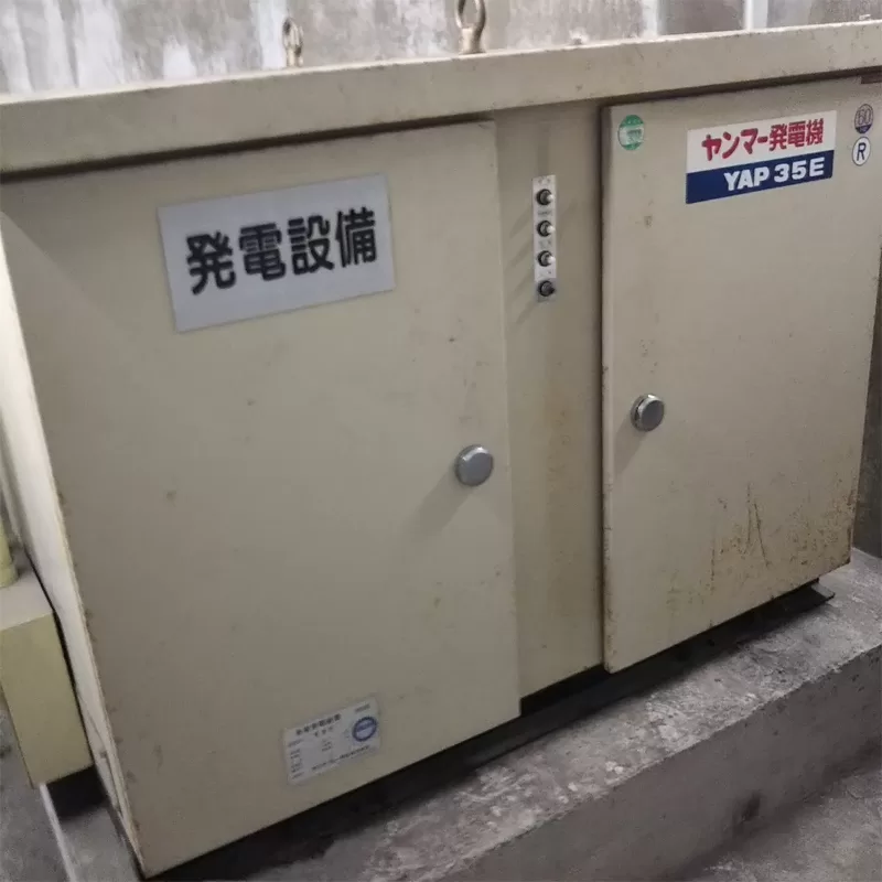 神奈川県藤沢市 某老人ホームの非常用発電機